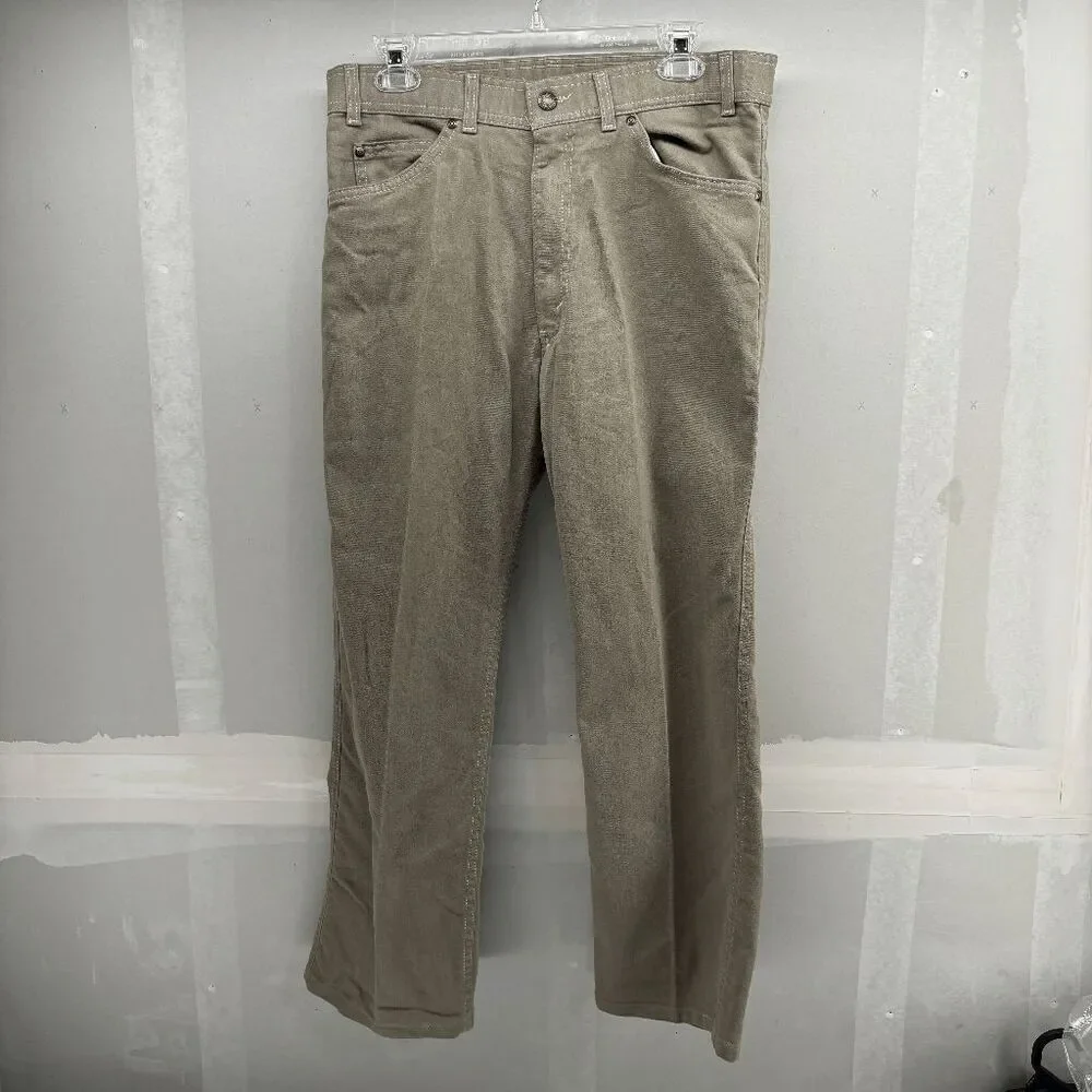 Vintage Y2K Levis 530 Western Style Boot Flared Mens 34x29 Khaki‎ Made in USA